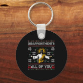 Disapintments All Of You Jesus Christmas Ugly Swea Schlüsselanhänger (Vorderseite)