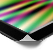 Disappearing Light Blue Color Poster (Ecke)