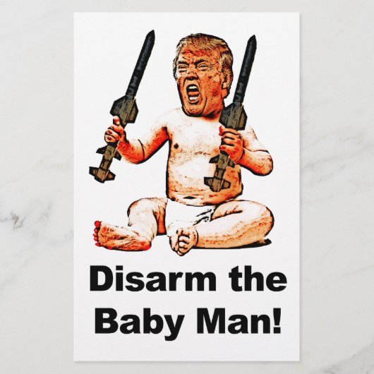 Disarm the Baby Man Briefpapier (Vorderseite)