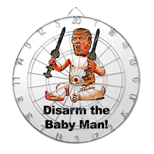 Disarm the Baby Man Dartscheibe (vorne)