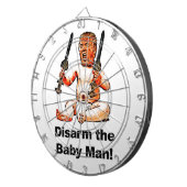 Disarm the Baby Man Dartscheibe (Vorderseite rechts)