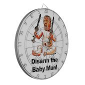 Disarm the Baby Man Dartscheibe (Vorderseite Links)
