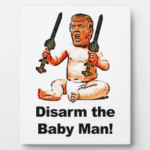 Disarm the Baby Man Fotoplatte