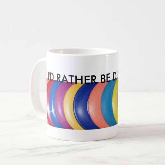 Disc-Golf 013 Kaffeetasse (Vorderseite Links)