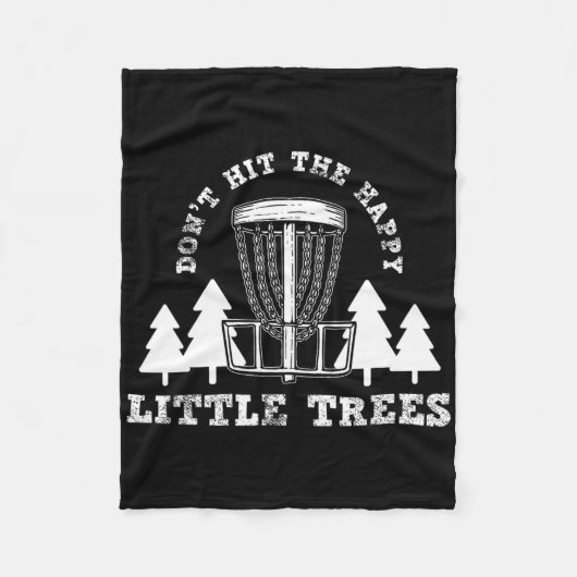 Disc Golf _10  Fleecedecke (Vorderseite)