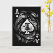 Disc Golf _1  Karte (Gelbe Blume)