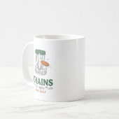 Disc Golf Ace Hunter T-Shirt | Disc Golfer Becher Kaffeetasse (Vorderseite Links)
