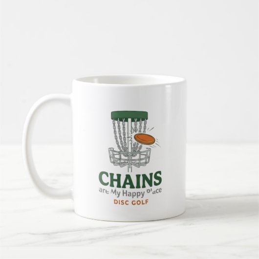 Disc Golf Ace Hunter T-Shirt | Disc Golfer Becher Kaffeetasse (Links)