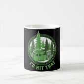 Disc Golf Basket Flying Disc Id Hit That Funny  Kaffeetasse (Mittel)