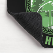 Disc Golf Basket Flying Disc Id Hit That Funny  Mousepad (Ecke)