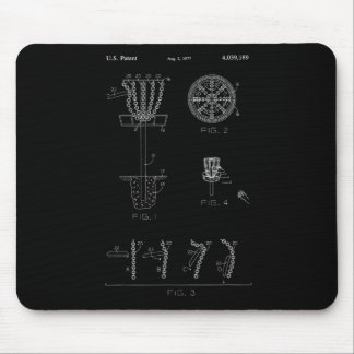 Disc Golf Basket Target Patent Design - Frolf  Mousepad