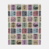 Disc Golf Blanket Geschenk, gemütlicher Sportwagen Fleecedecke (Vorderseite)