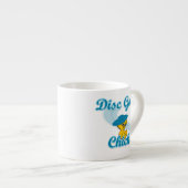 Disc Golf Chick #3 Espressotasse (Vorderseite Rechts)