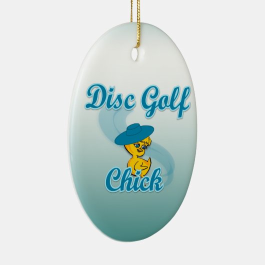 Disc Golf Chick #3 Keramikornament (Rechts)