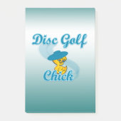 Disc Golf Chick #3 Post-it Klebezettel (Vorderseite)