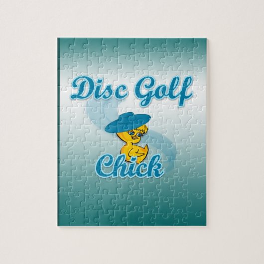 Disc Golf Chick #3 Puzzle (Vertikal)