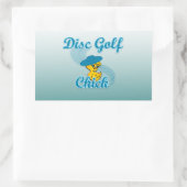 Disc Golf Chick #3 Rechteckiger Aufkleber (Tasche)