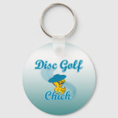 Disc Golf Chick #3 Schlüsselanhänger (Vorderseite)