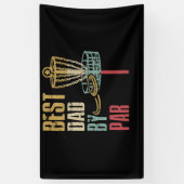 Disc Golf Dad Best Dad By Par Banner (Vertikal)
