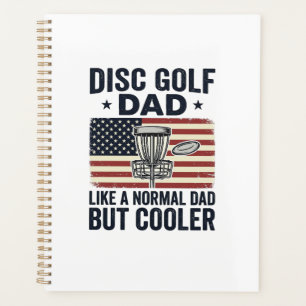 Disc Golf Dad Vintage-Flagge Lustiges Shirt-Design Planer
