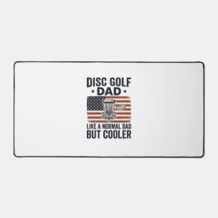 Disc Golf Dad Vintage-Flagge Lustiges Shirt-Design Schreibtischunterlage