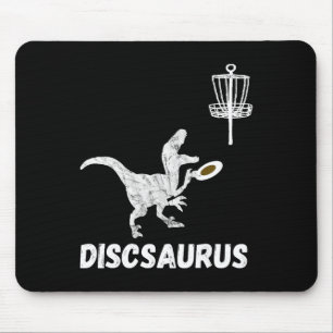 Disc Golf Dinosaur Frolfing T-Rex Dino Lustiger Di Mousepad
