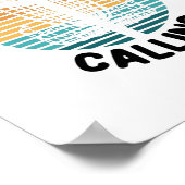 Disc Golf Disc Golf Basket Poster (Ecke)