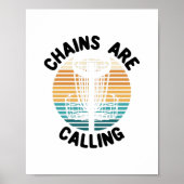 Disc Golf Disc Golf Basket Poster (Vorne)