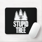 Disc Golf Dummer Baum Frisbee Bekleidung I Lustige Mousepad (Mit Mouse)