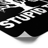 Disc Golf Dummes Baum-Nomen-Wörterbuch Geschenke M Poster (Ecke)