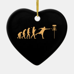 Disc Golf Evolution Keramik Ornament