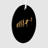 Disc Golf Evolution Ornament (Vorderseite)