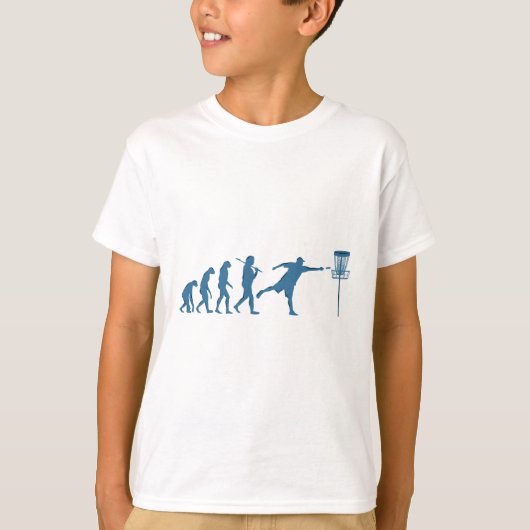 Disc-Golf-Evolution T-Shirt (Vorderseite)