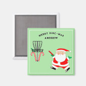 Disc-Golf-Feiertagsgeschenk Magnet (Vorderseite/Rückseite)