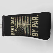 Disc Golf Frisbee Bester Vater Par Camo US-Flagge  Headcover (Vorderseite)