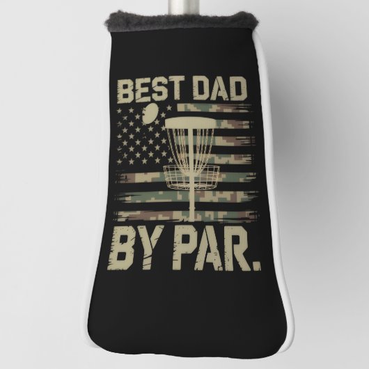 Disc Golf Frisbee Bester Vater Par Camo US-Flagge  Headcover (Rotieren 90)