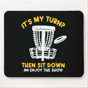 Disc Golf Frisbee Golf Lustiger Disc Golf Spieler Mousepad