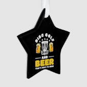 Disc Golf Frisbee Golf Ornament (Vorderseite)