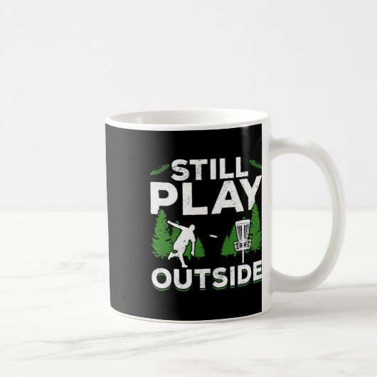Disc Golf Frisbee Golf wird immer noch draußen ges Kaffeetasse (Rechts)