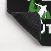 Disc Golf Frisbee Golf wird immer noch im Freien g Mousepad (Ecke)