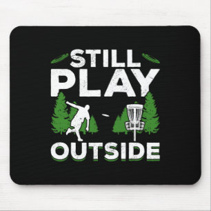 Disc Golf Frisbee Golf wird immer noch im Freien g Mousepad
