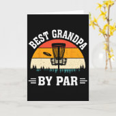 Disc Golf Frisbee Golfer Disc Golfing Bester Opa Karte (Gelbe Blume)