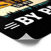 Disc Golf Frisbee Golfer Disc Golfing Bester Opa Poster (Ecke)