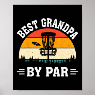 Disc Golf Frisbee Golfer Disc Golfing Bester Opa Poster