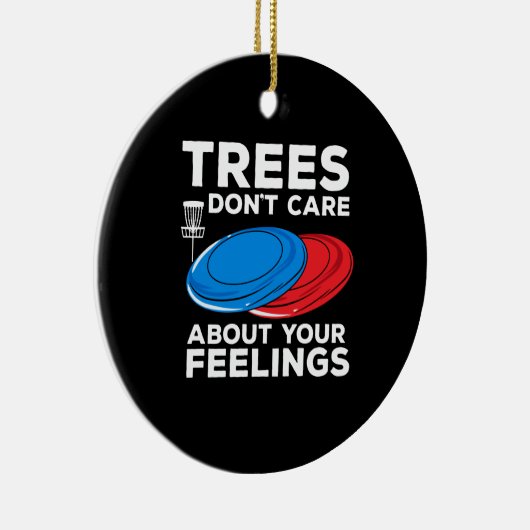 Disc Golf Frisbee Keramik Ornament (Rechts)