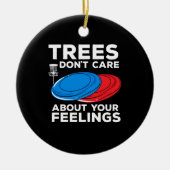 Disc Golf Frisbee Keramik Ornament (Vorne)