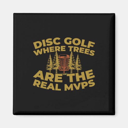 Disc Golf Frisbee - Outdoor Sport Baum _3  Magnet (Vorne)