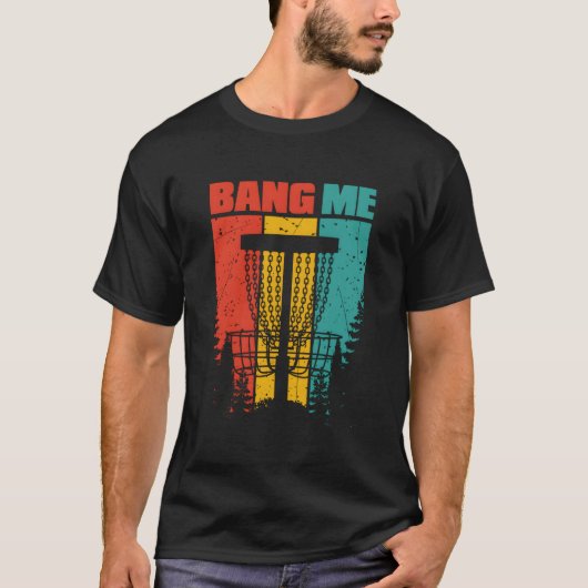 Disc Golf Frisbee Spieler Golfing Korb Lustige Zit T-Shirt (Vorderseite)