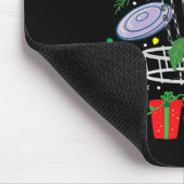Disc Golf Frisbee Weihnachtsbaum Funny Gi Mousepad (Ecke)