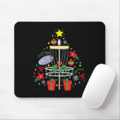 Disc Golf Frisbee Weihnachtsbaum Funny Gi Mousepad (Mit Mouse)